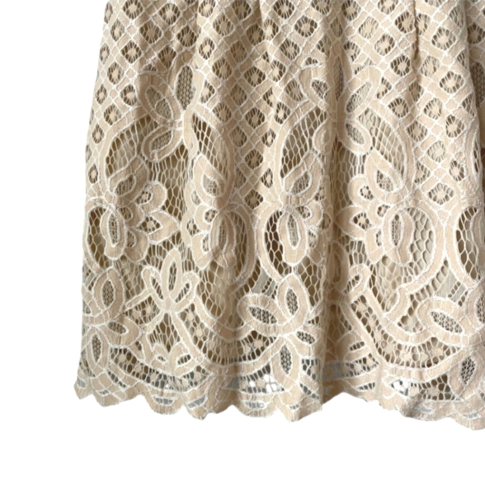 Free People Ivory One Million Lovers Lace Mini Dress - Picture 5 of 7
